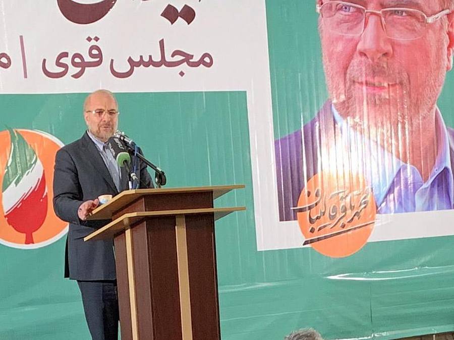 „Medienberichte entsprechen nicht den Tatsachen“: der iranische Parlamentspräsident Mohammed Bagher Ghalibaf (Archivbild). Foto: Farshid Motahari Bina/dpa