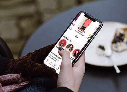 Shoppingsender stellt App vor