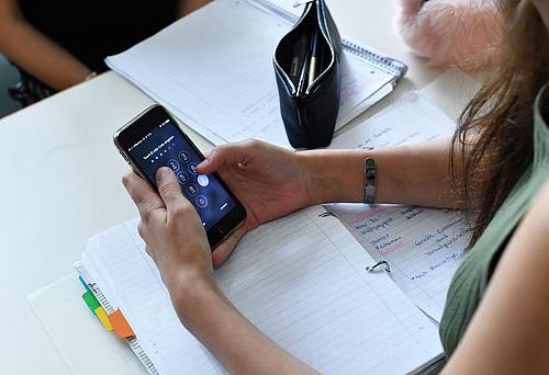 Smartphone in der Schule