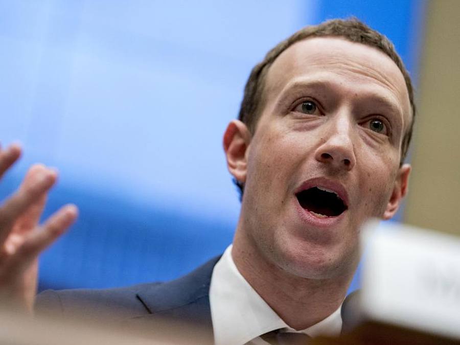 Facebook-Chef Mark Facebook-Chef über Internet-RegulierungZuckerberg im April 2018 während einer Anhörung in Washington. Foto: Andrew Harnik/AP