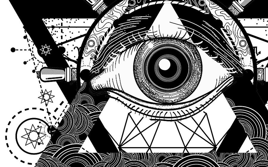 Stilisiertes Auge