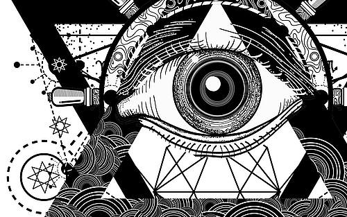 Stilisiertes Auge