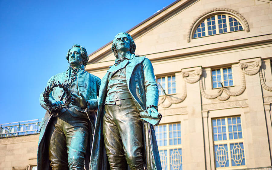 Goethe-Schiller-Denkmal Weimar
