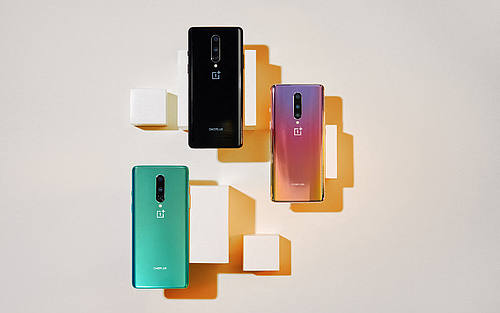 Oneplus 8 in drei Farben