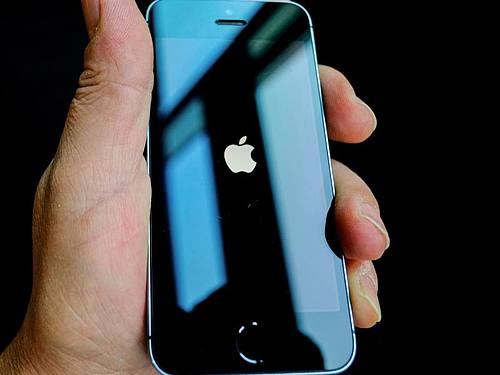 Nahaufnahme eines iPhones