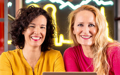 Katja Pischel (l.) und Regine Lang