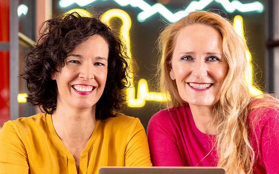 Katja Pischel (l.) und Regine Lang