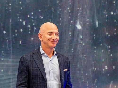 Jeff Bezos, Chef von Amazon. Foto: Andrej Sokolow/dpa