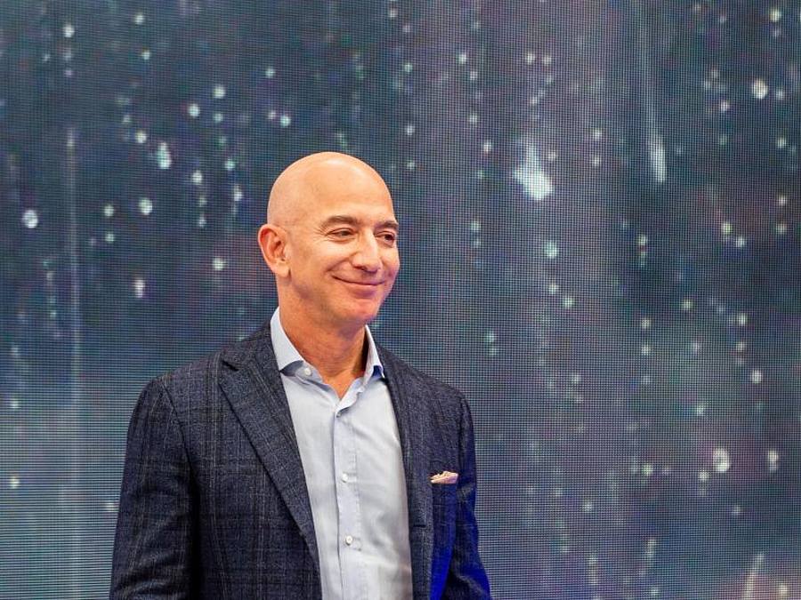 Jeff Bezos, Chef von Amazon. Foto: Andrej Sokolow/dpa
