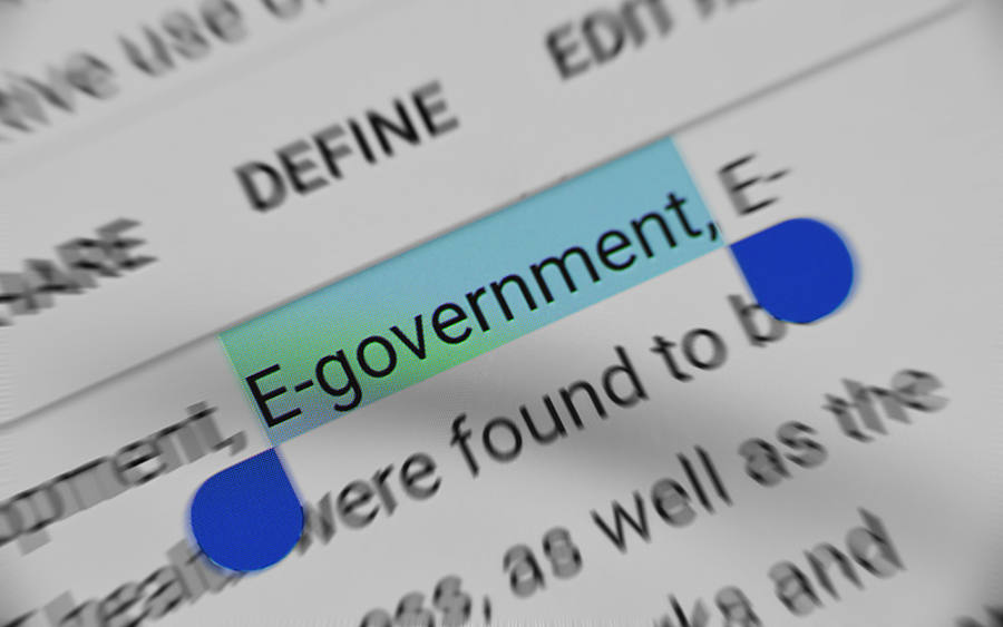 E-Govermenment Symbolbild