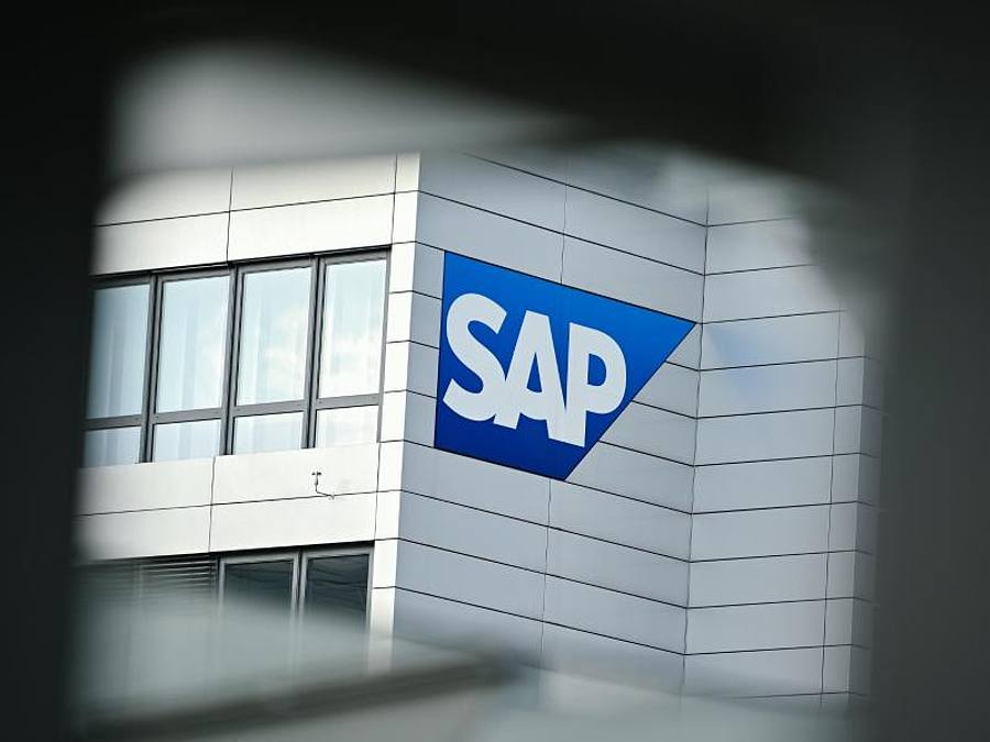 Das Software-Haus SAP löst seine Doppelspitze auf. Künftig führt Christian Klein allein den Dax-Konzern. Foto: Uwe Anspach/dpa