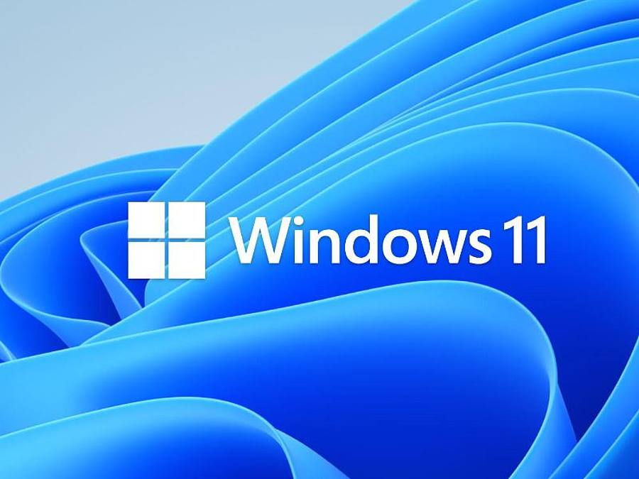Das Windows 11-Logo mit blauem Hintergrund. Foto: Microsoft/dpa