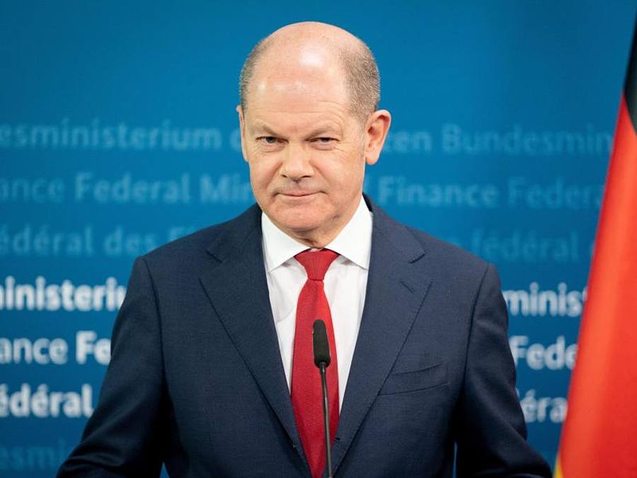 Es bestehe Einigkeit, die „Jahrhundertreform“ des internationalen Unternehmenssteuerrechts bis zum Sommer festzuzurren, sagte Bundesfinanzminister Olaf Scholz. Foto: Kay Nietfeld/dpa