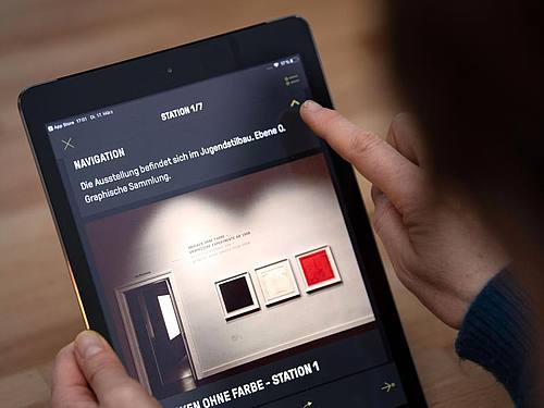 Die App der Mannheimer Kunsthalle. Foto: Marijan Murat/dpa