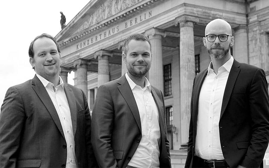 Urban-Energy-Gründer (v.l.n.r.): Stephan Thies, Paul Dittrich und David Stolz.