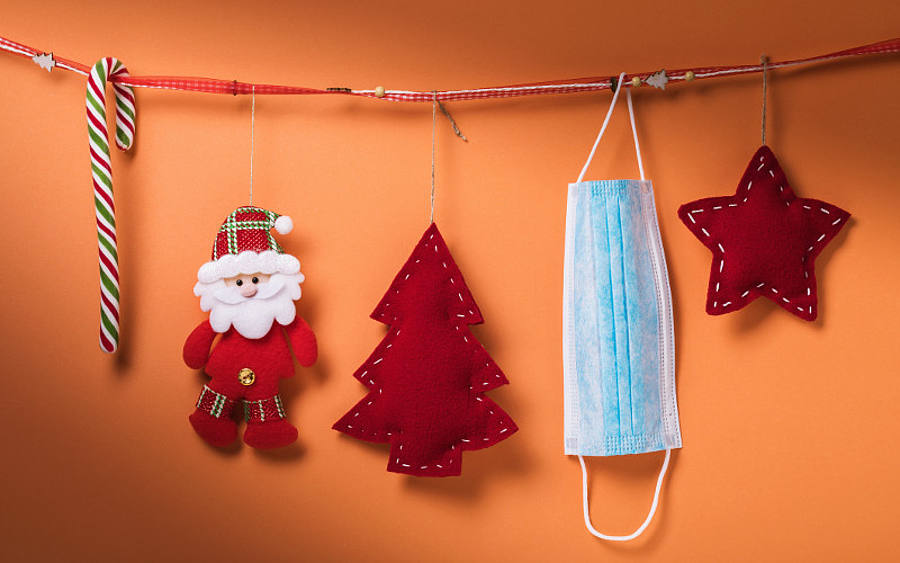 Weihnachten mit Mundschutz