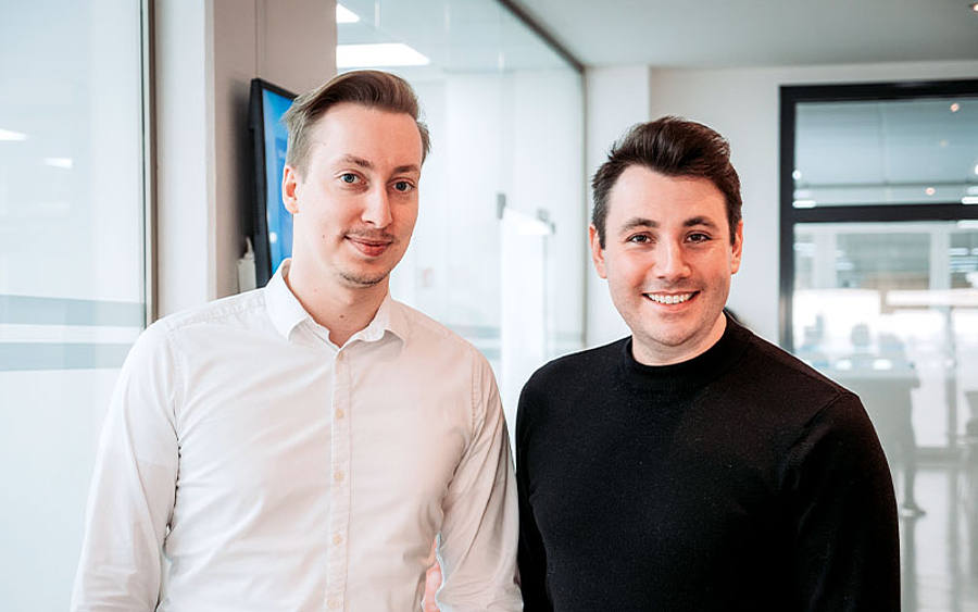 Felix Ferchland (li.) und Christopher Bick von Stashcat