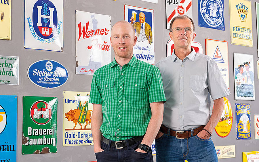 Werner Purschke und Sebastian Hofer von der Albert Frey AG