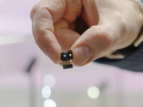 mwc „Real3“-Chipsensor von Infineon ((Foto: Andrej Sokolow))