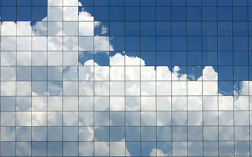Wolken im Raster