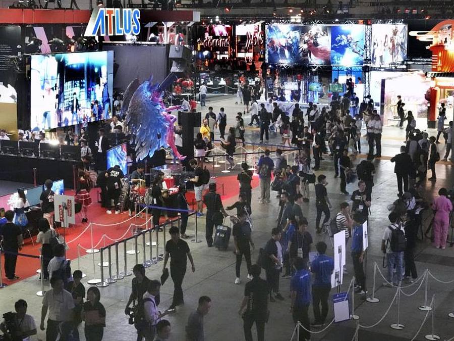 Besucher der Tokyo Game Show
