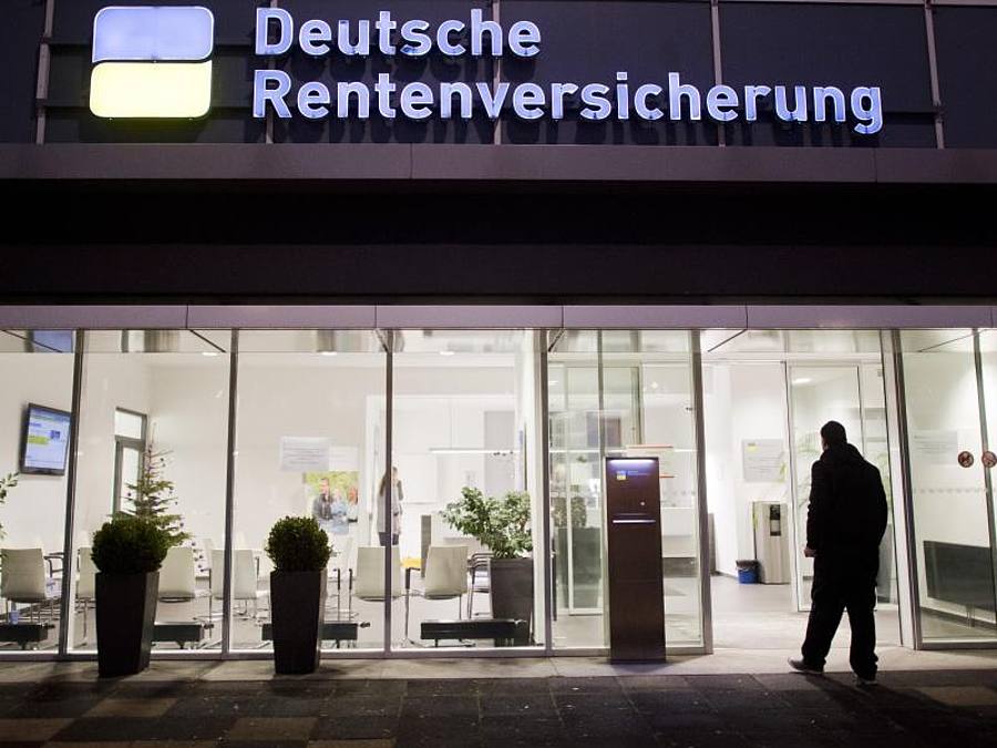 Eine Beratungsstelle der Deutschen Rentenversicherung. Foto: Julian Stratenschulte/dpa