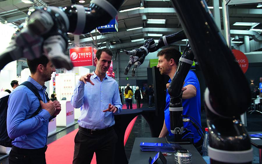 Stand bei der Hannover Messe