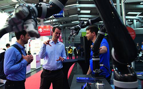 Stand bei der Hannover Messe