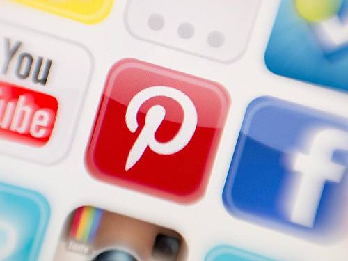 Das Logo der Pinterest-App