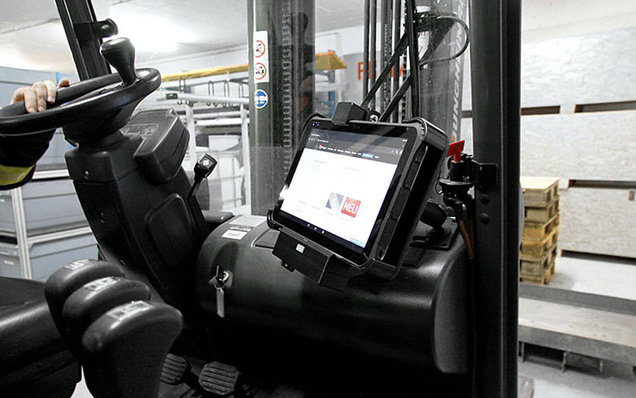 Tablet von Bressner Technology im Einsatz