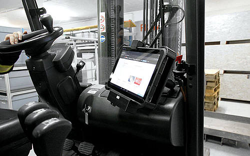 Tablet von Bressner Technology im Einsatz
