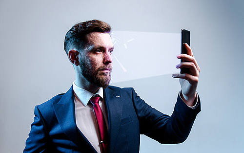 Gesichtserkennung per Smartphone