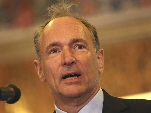 Der Web-Quellcode von Sir Tim Berners-Lee wurde versteigert. Foto: Philip Toscano/PA Wire/dpa
