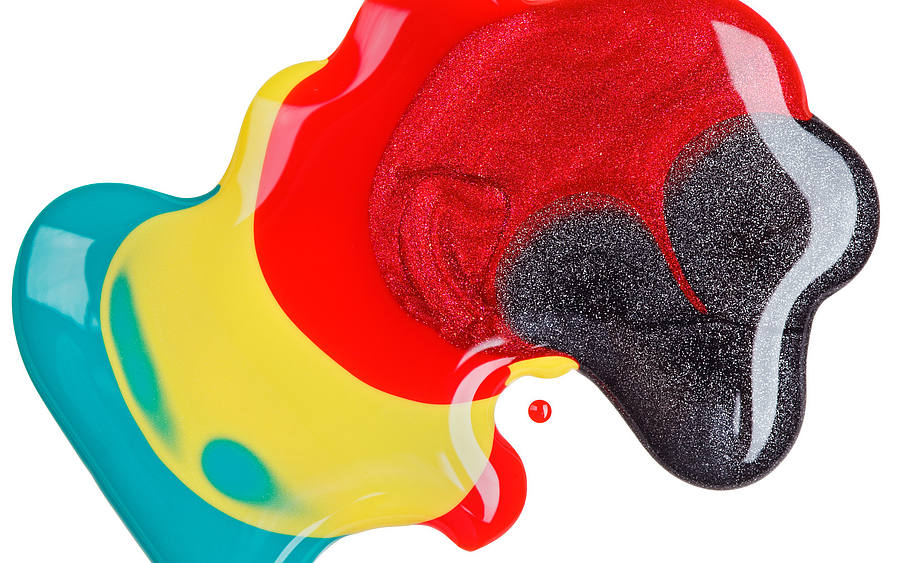 Bunte Farben