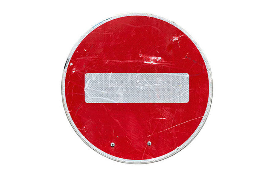 Einbahnstraße Schild
