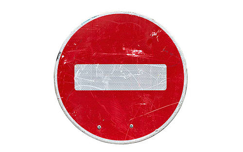 Einbahnstraße Schild