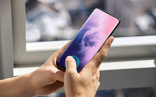 Frontansicht des Oneplus 7 Pro