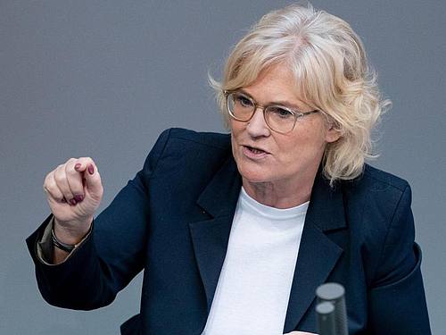 Bundesjustizminiterin Christine Lambrecht. Foto: Kay Nietfeld/dpa
