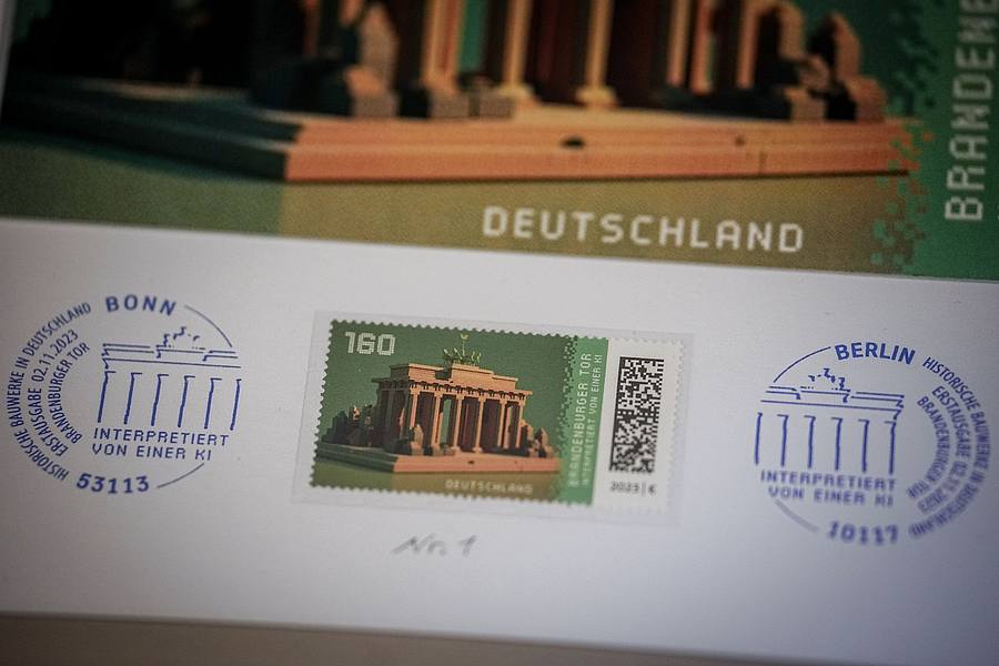 Die erste offizielle Deutschland-Kryptobriefmarke
