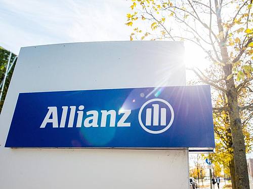 Allianz-Logo. Foto: Marc Müller/dpa