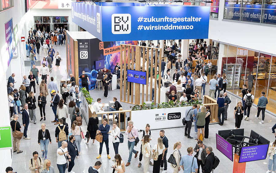 Dmexco 2023 auf dem Koelnmesse-Gelände