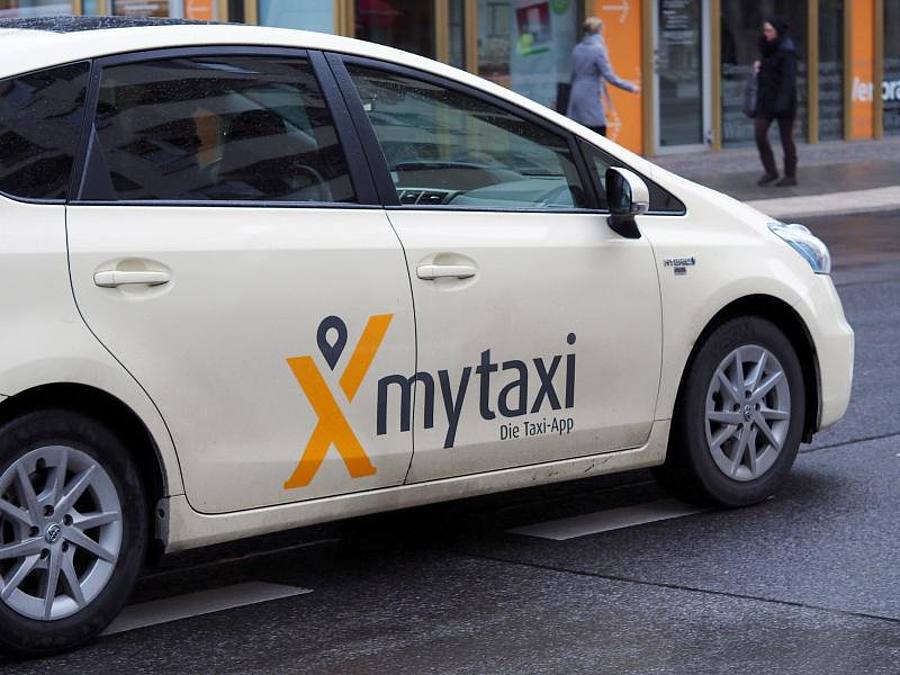 Fahrzeug des Uber-Konkurrenten Mytaxi.