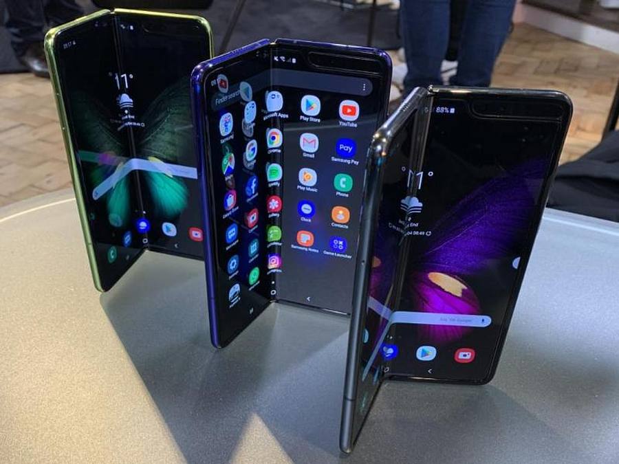 Vorstellung des neuen Samsung Galaxy Fold in London ((Foto: Martyn Landi/PA Wire))