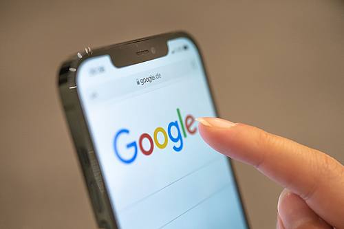 Google-Suche auf Smartphone
