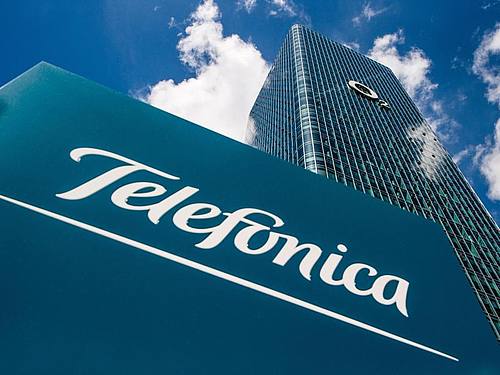 Der Deutschland-Sitz von Telefónica in München. Foto: Lino Mirgeler/dpa