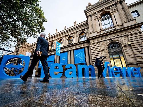 Beim Börsengang des Softwareherstellers Teamviewer 2019 handelte es sich um den größten Börsengang eines Technologieunternehmens seit dem Platzen der Dotcom-Blase. Foto: Andreas Arnold/dpa