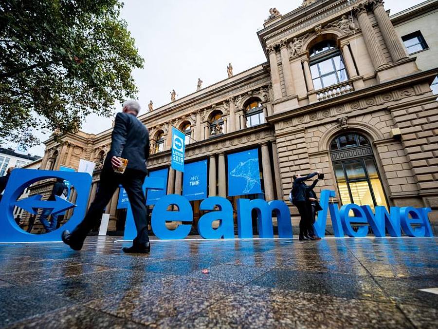 Beim Börsengang des Softwareherstellers Teamviewer 2019 handelte es sich um den größten Börsengang eines Technologieunternehmens seit dem Platzen der Dotcom-Blase. Foto: Andreas Arnold/dpa