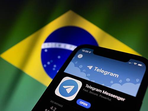 Jair Bolsonaro nutzt Telegram zur Kommunikation mit seiner Anhängerschaft. Foto: Andre M. Chang/ZUMA Press Wire/dpa