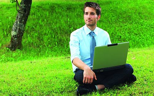 Arbeiten im Grünen, Bildquelle: Thinkstock/iStock