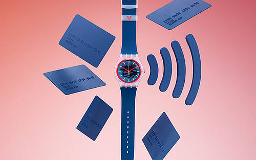 Mit der Swatch kontaktlos bezahlen